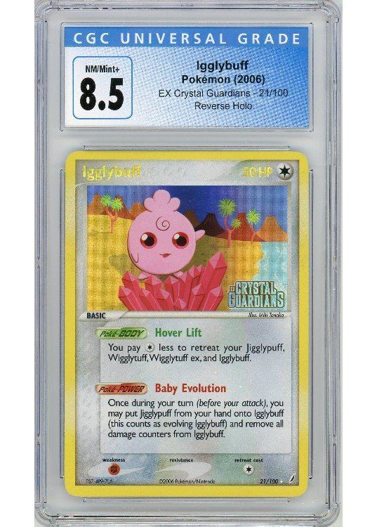 Igglybuff 21/100 Reverse Foil CGC 8.5