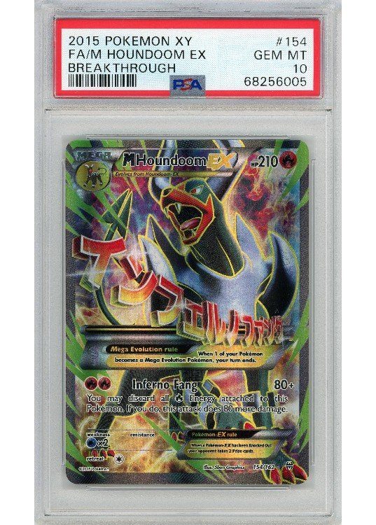 M Houndoom EX PSA 10 - Gradede pokemon kort på Pokemons.dk