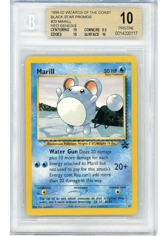 Marill – 29 – BGS 10 – Gold