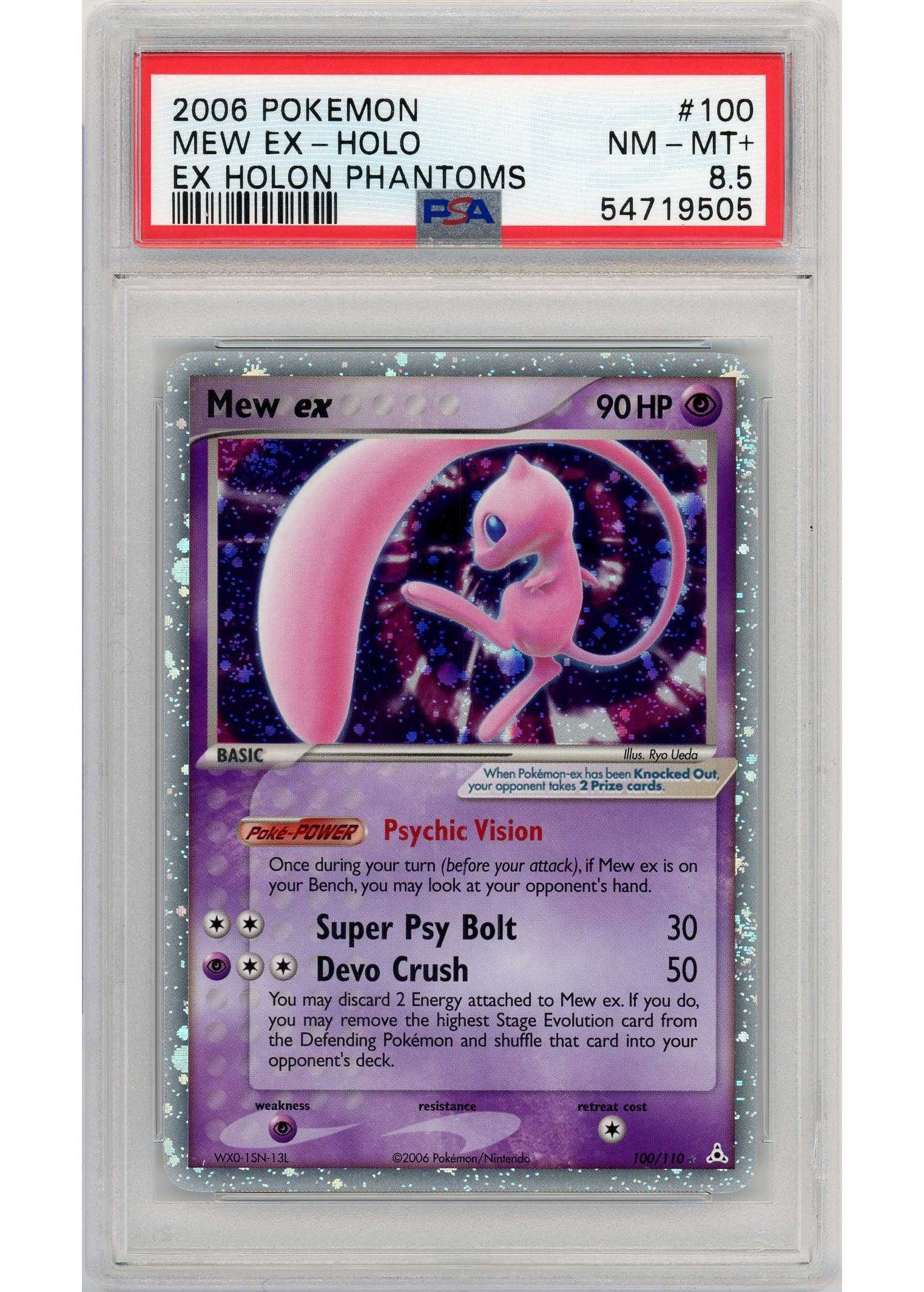 Mew ex 100/110 PSA 8,5