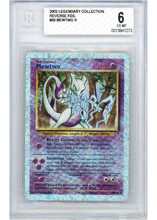 Mewtwo – 29/110 – Reverse Foil – BGS 6