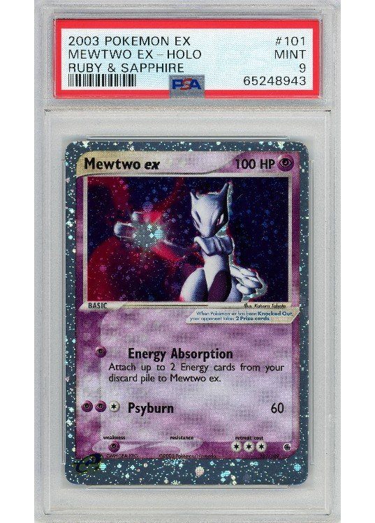 Mewtwo ex 101/109 PSA 9