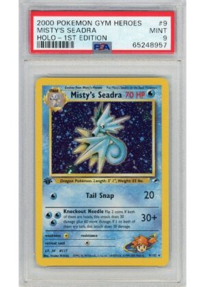 Misty's Seadra 9/132 1st Edition PSA 9