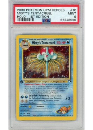 Misty's Tentacruel 10/132 1st Edition PSA 9