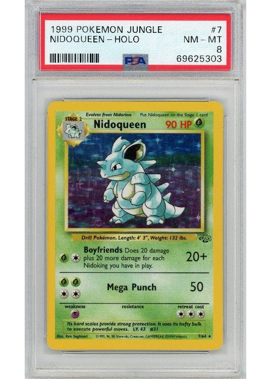 Nidoqueen 7/64 PSA 8