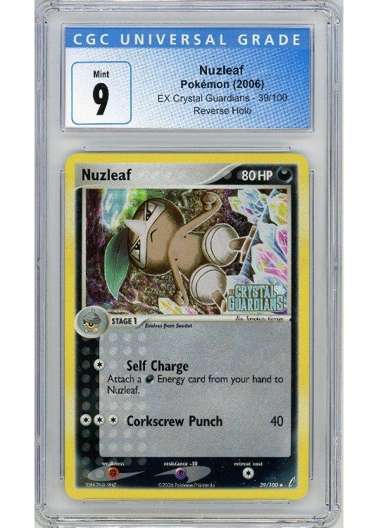 Nuzleaf 39/100 Reverse Foil CGC 9