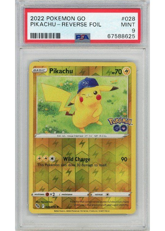 Pikachu 028/078 Reverse Foil PSA 9