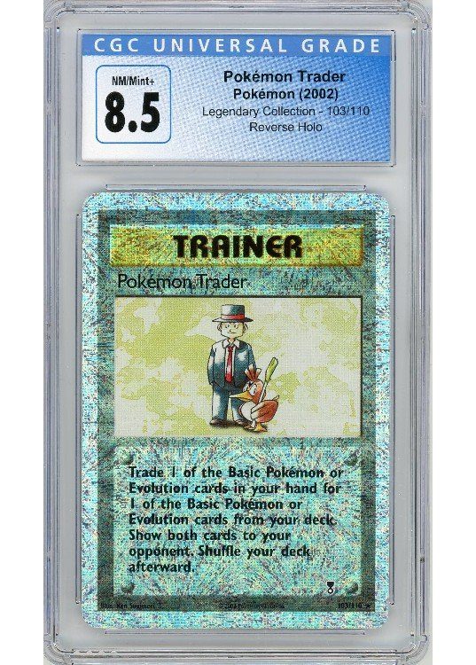 Pokémon Trader 103/110 Reverse Foil CGC 8.5