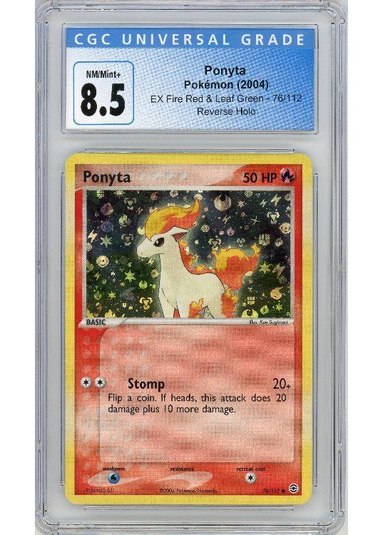 Ponyta – 76/110 – Reverse Foil – CGC 8.5