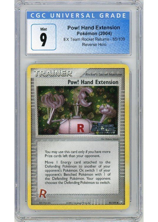 Pow! Hand Extension 85/109 Reverse Foil CGC 9