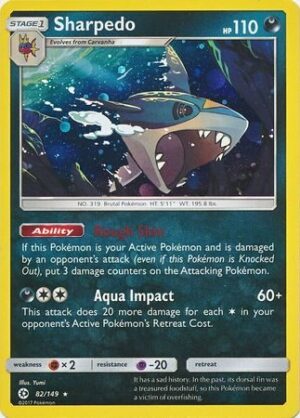 Sharpedo - 82/149 - Cosmos Holo