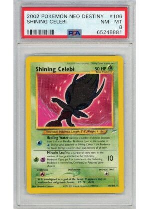 Shining Celebi 106/105 PSA 8