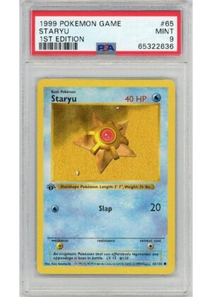 Staryu 65/102 1st Edition PSA 9