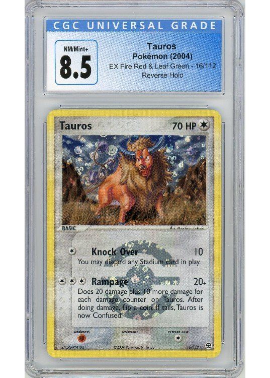 Tauros 16/110 Reverse Foil CGC 8.5