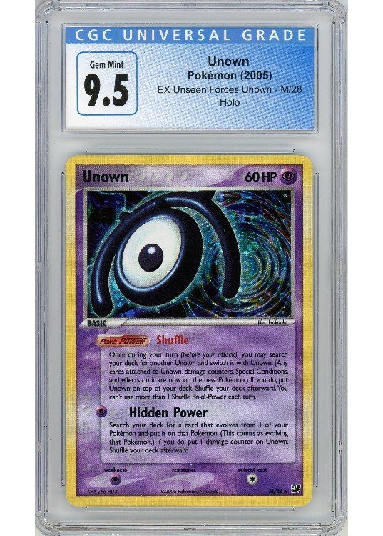 Unown (M) M/28 CGC 9.5