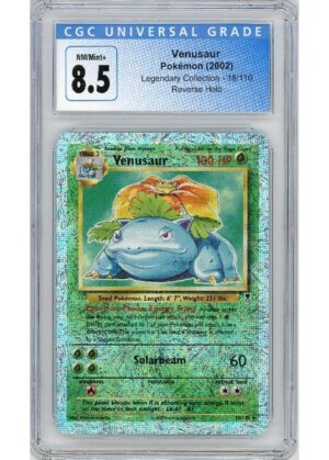 Venusaur CGC 8.5 - Gradede pokemon kort på Pokemons.dk