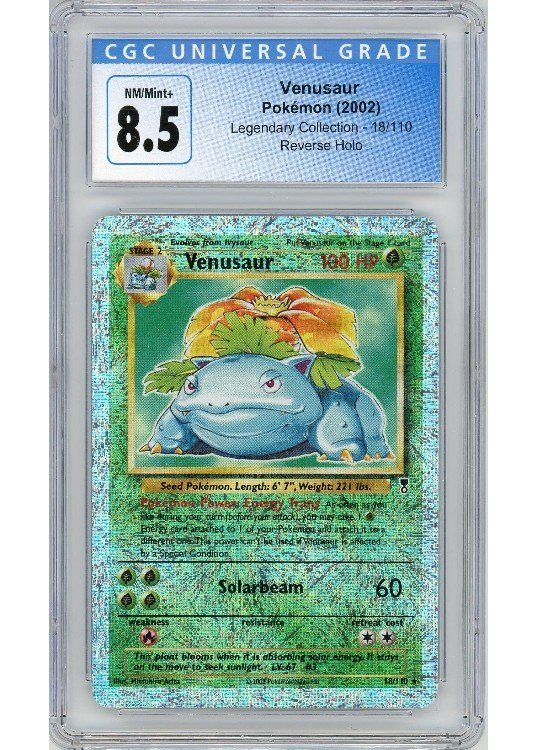 Venusaur CGC 8.5 - Gradede pokemon kort på Pokemons.dk