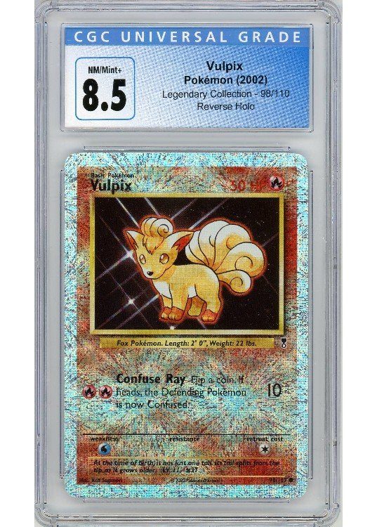 Vulpix 98/110 Reverse Foil CGC 8.5