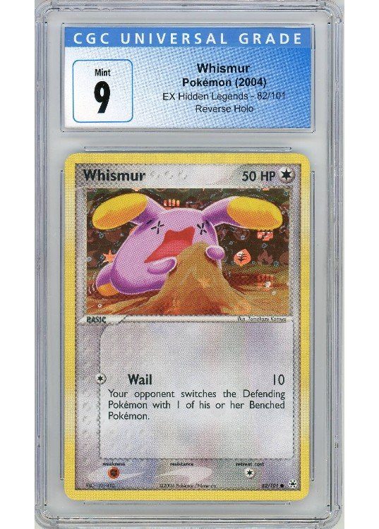Whismur 82/101 Reverse Foil CGC 9