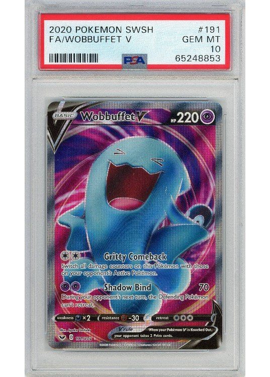 Wobbuffet V 191/202 PSA 10