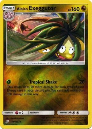 Alolan Exeggutor - 114/181 - Reverse