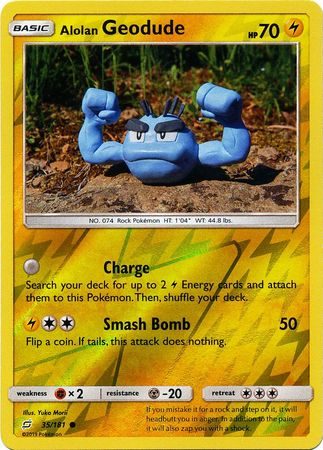 Alolan Geodude – 35/181 – Reverse