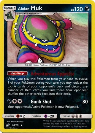 Alolan Muk - 84/181 - Reverse