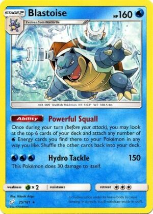 Blastoise - 25/181