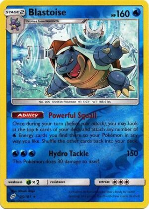 Blastoise - 25/181 - Reverse