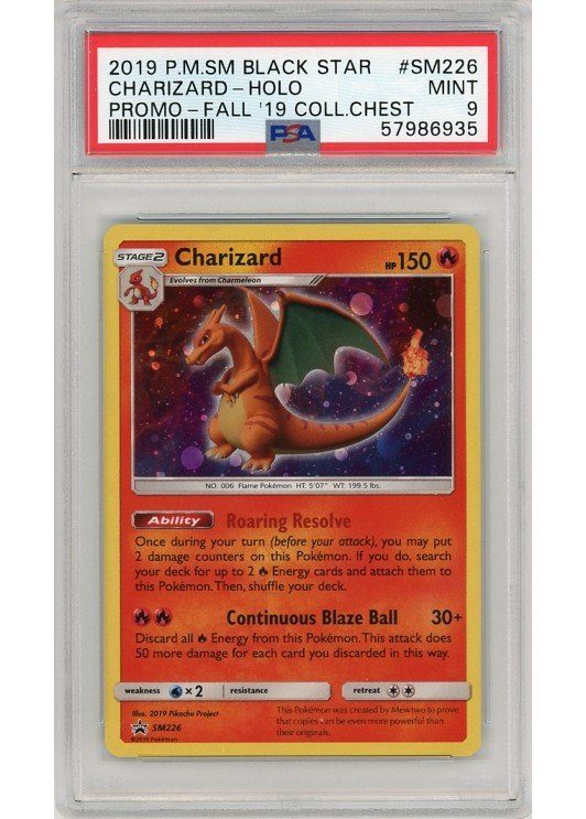 Charizard – SM226 – PSA 9