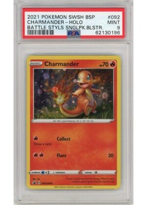 Charmander SWSH092 PSA 9