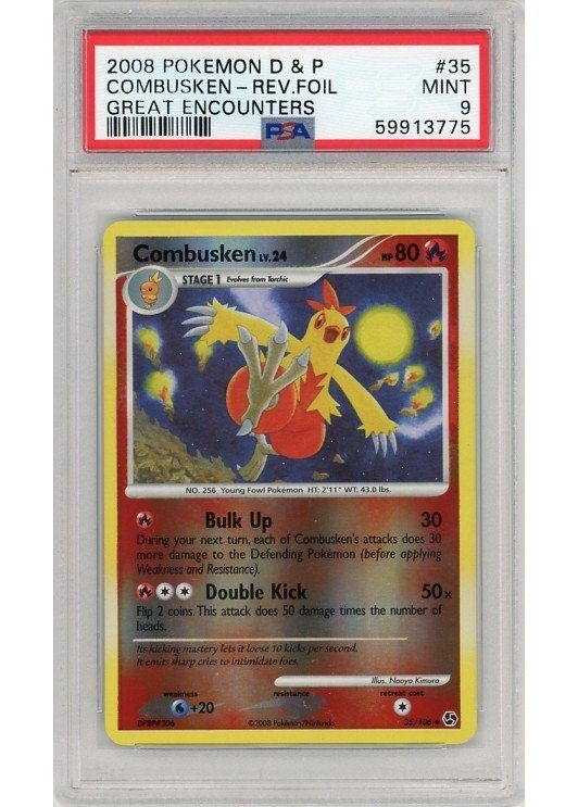 Combusken 35/106 Reverse Foil PSA 9