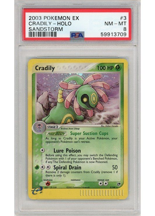 Cradily 3/100 PSA 8