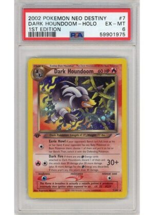 Dark Houndoom 7/105 1st Edition PSA 6