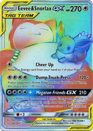 Eevee & Snorlax-GX - 191/181