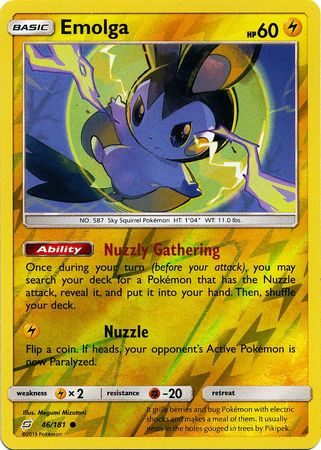 Emolga - 46/181 - Reverse