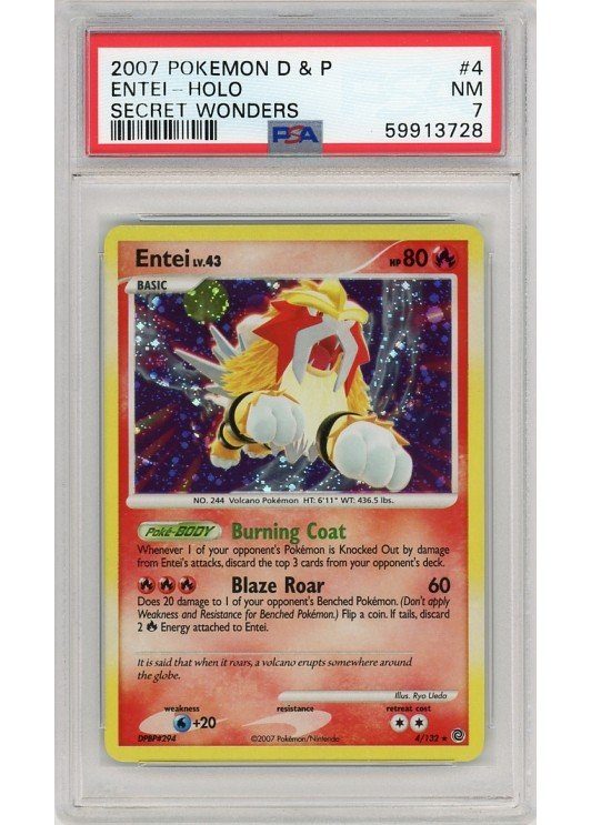 Entei 4/132 PSA 7