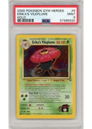 Erika's Vileplume 5/132 PSA 9