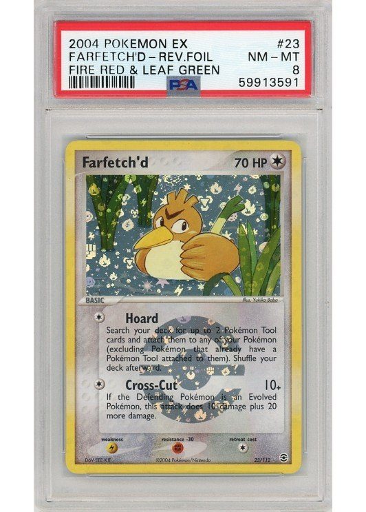 Farfetch´d 23/112 Reverse Foil PSA 8