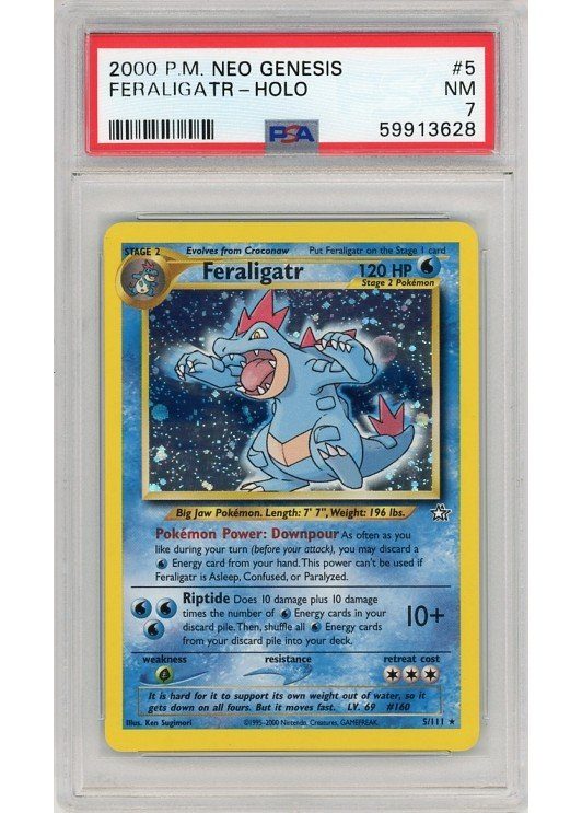Feraligatr 5/111 PSA 7