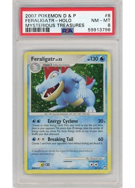 Feraligatr 8/123 PSA 8