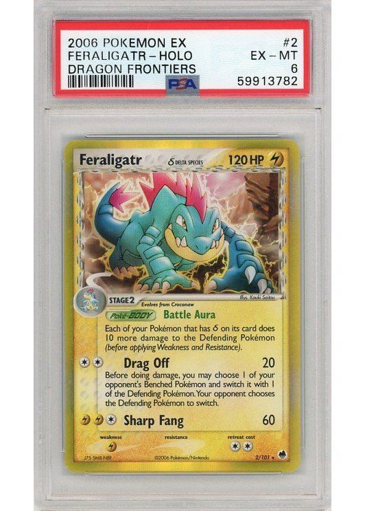 Feraligatr &delta; – 2/101 – PSA 6