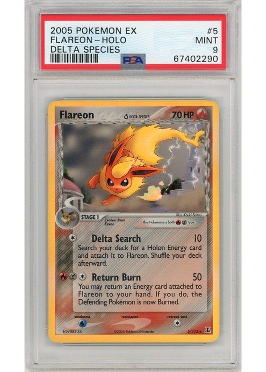 Flareon &delta; 5/113 PSA 9