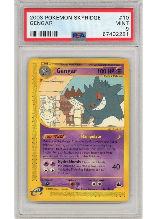 Gengar 10/144 PSA 9