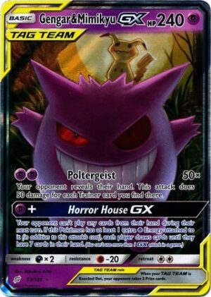 Gengar & Mimikyu-GX - 53/181