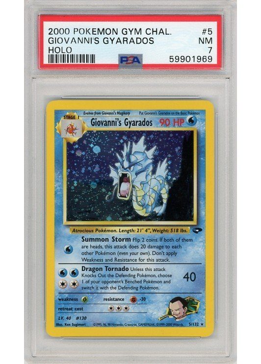 Giovanni's Gyarados 5/132 PSA 7