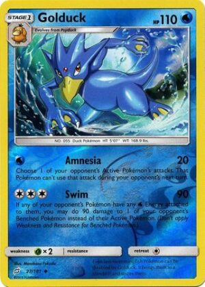 Golduck - 27/181 - Reverse