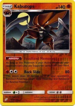 Kabutops - 78/181 - Reverse