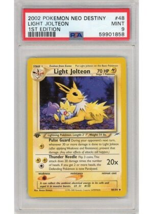 Light Jolteon 48/105 1st Edition PSA 9
