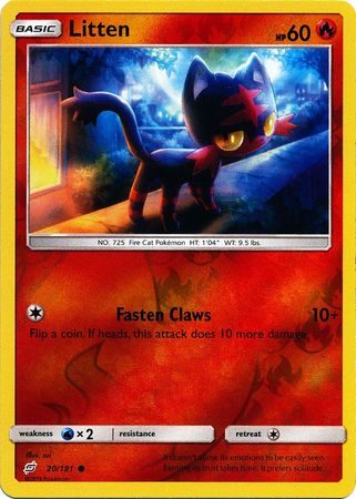 Litten - 20/181 - Reverse